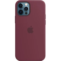 Чехол Silicone Case для iPhone 12/12 Pro, cиликон, сливовый