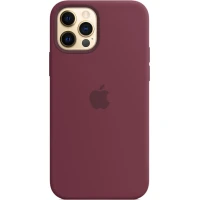 Чехол Silicone Case для iPhone 12/12 Pro, cиликон, сливовый