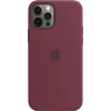 Чехол Silicone Case для iPhone 12/12 Pro, cиликон, сливовый