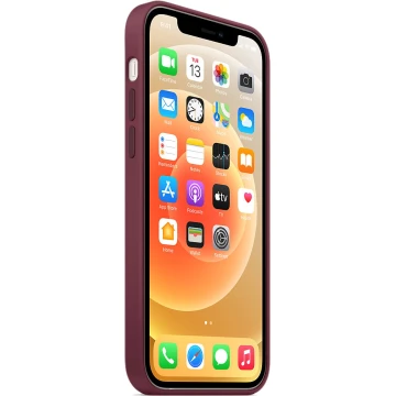Чехол Silicone Case для iPhone 12/12 Pro, cиликон, сливовый