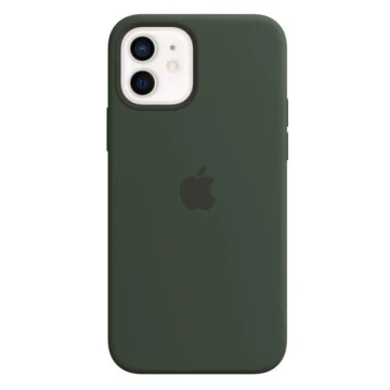 Чехол Silicone Case для iPhone 12/12 Pro, cиликон, «кипрский зелёный»