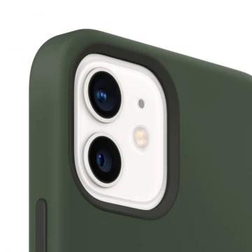 Чехол Silicone Case для iPhone 12/12 Pro, cиликон, «кипрский зелёный»