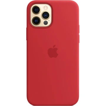 Чехол Silicone Case для iPhone 12/12 Pro, cиликон, (PRODUCT)RED
