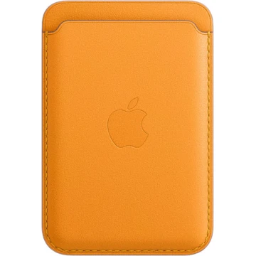 Чехол-бумажник Apple MagSafe для iPhone 12 / 12 Pro, кожа, «золотой апельсин»