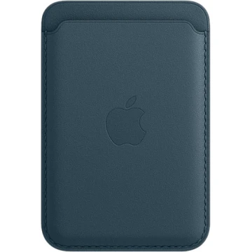 Чехол-бумажник Apple MagSafe для iPhone 12 / 12 Pro, кожа, «балтийский синий»
