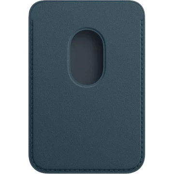 Чехол-бумажник Apple MagSafe для iPhone 12 / 12 Pro, кожа, «балтийский синий»