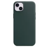 Кожаный чехол Leather Case для iPhone 14 Plus, "зелёный"