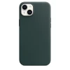 Кожаный чехол Leather Case для iPhone 14 Plus, "зелёный"