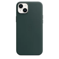 Кожаный чехол Leather Case для iPhone 14 Plus, "зелёный"