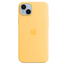 Чехол Silicone Case для iPhone 14, силикон, "жёлтый"