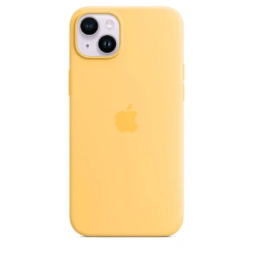 Чехол Silicone Case для iPhone 14, силикон, "жёлтый"