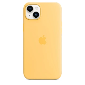 Чехол Silicone Case для iPhone 14, силикон, "жёлтый"