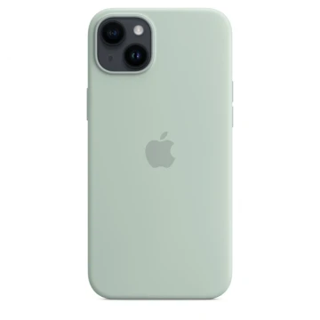 Чехол Silicone Case для iPhone 14, силикон, "мятный"