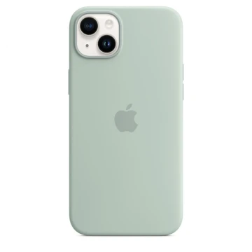 Чехол Silicone Case для iPhone 14, силикон, "мятный"
