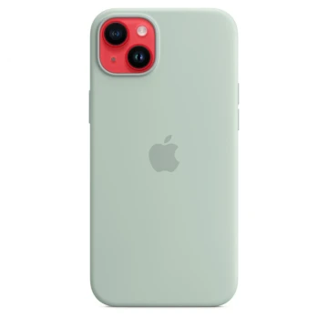 Чехол Silicone Case для iPhone 14, силикон, "мятный"