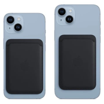 Кожаный кошелёк для iPhone 14 с MagSafe, "зелёный"