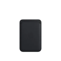 Кожаный кошелёк для iPhone 14 с MagSafe, "тёмная ночь"