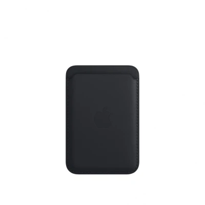 Кожаный кошелёк для iPhone 14 с MagSafe, "тёмная ночь"