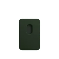 Кожаный кошелёк для iPhone 14 Plus с MagSafe, "зелёный"