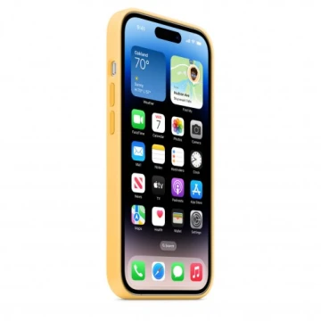 Чехол Silicone Case для iPhone 14 Pro Max, силикон, "жёлтый"