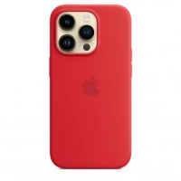 Чехол Silicone Case для iPhone 14 Pro Max, силикон, "красный"