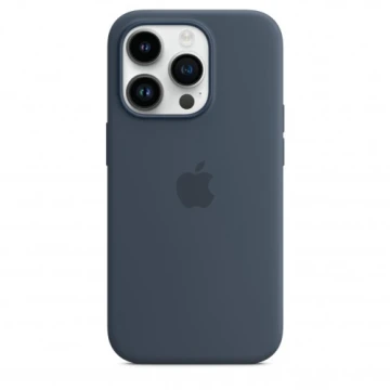 Чехол Silicone Case для iPhone 14 Pro Max, силикон, "тёмно-синий"