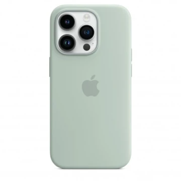 Чехол Silicone Case для iPhone 14 Pro Max, силикон, "мятный"