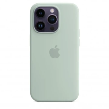 Чехол Silicone Case для iPhone 14 Pro Max, силикон, "мятный"