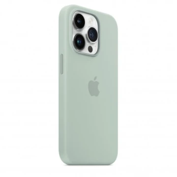 Чехол Silicone Case для iPhone 14 Pro Max, силикон, "мятный"