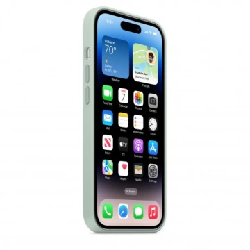 Чехол Silicone Case для iPhone 14 Pro Max, силикон, "мятный"