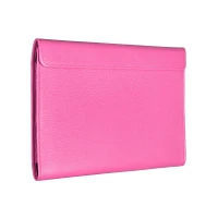 Чехол-конверт Alexander для MacBook Pro 14", кожа, классика, розовый