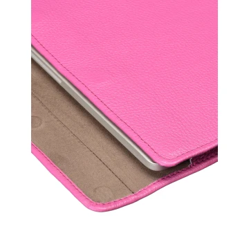 Чехол-конверт Alexander для MacBook Air 15, кожа, классика, розовый