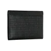 Чехол-конверт Alexander для MacBook Air 15, кожа, питон, чёрный