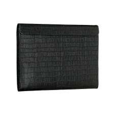 Чехол-конверт Alexander для MacBook Pro 14", кожа, питон, чёрный