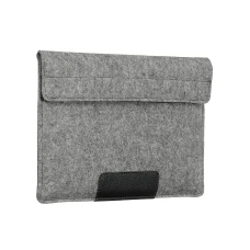 Чехол-конверт Alexander для MacBook Air 15'', войлок и кожа, светло-серый