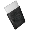 Чехол вертикальный Alexander для MacBook Pro 14", кожа, кроко, чёрный