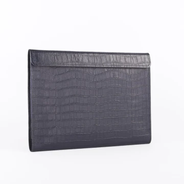 Чехол-конверт Alexander для MacBook Pro 13"/ Air 13" NEW, кожа, кроко, синий
