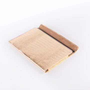 Чехол-конверт Alexander для MacBook Pro 13"/ Air 13" NEW, кожа, кроко, золотой