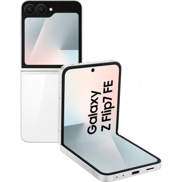 Samsung Galaxy Z Flip7 FE, 8 ГБ, 128 ГБ, White