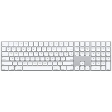 Клавиатура Apple Magic Keyboard with Numeric Keypad, MQ052/MXCJ3, белая