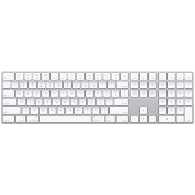 Клавиатура Apple Magic Keyboard with Numeric Keypad, MQ052/MXCJ3, белая