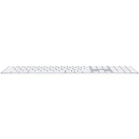 Клавиатура Apple Magic Keyboard with Numeric Keypad, MQ052/MXCJ3, белая