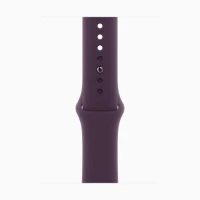 Apple Watch Series 10 42mm, Rose Gold Aluminum, Case with Sport Band, Plum, M/L
