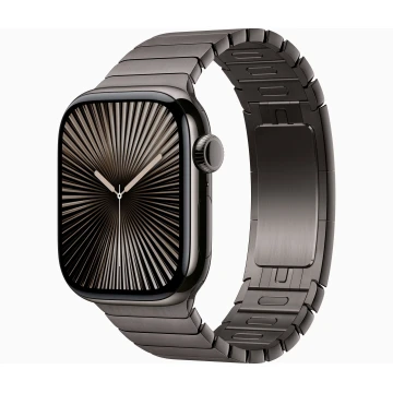 Apple Watch Series 10 42mm, Slate Titanium, Stainless Steel Link Bracelet, Slate 