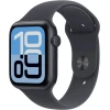 Apple Watch SE 3, GPS + Cellular, 40mm, Midnight Aluminum Case with Midnight Sport Band - M/L (MEPC4)