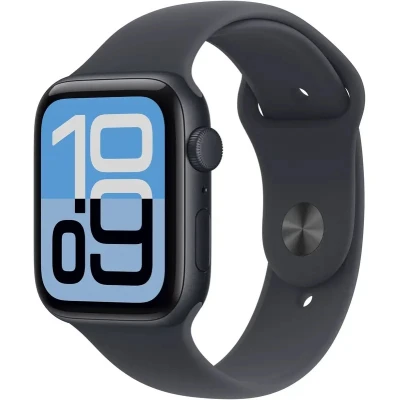 Apple Watch SE 3, GPS + Cellular, 40mm, Midnight Aluminum Case with Midnight Sport Band - M/L (MEPC4)