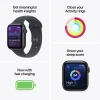 Apple Watch SE 3, GPS + Cellular, 40mm, Midnight Aluminum Case with Midnight Sport Band - M/L (MEPC4)