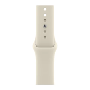 Apple Watch Series 12, 42mm, Light Gold Aluminum Case with Sand Sport Band - M/L (MJEE4)