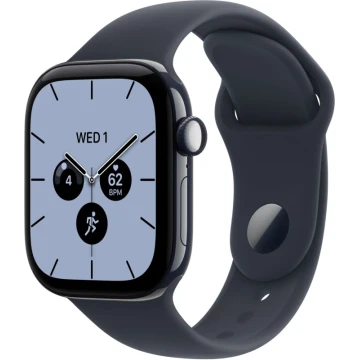 Apple Watch Series 12, 46mm, Night Blue Ceramic Case with Navy Blue Sport Band - M/L