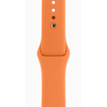 Apple Watch Hermes Series 10 46mm, Silver Titanium, Sport Band, M/L, Orange